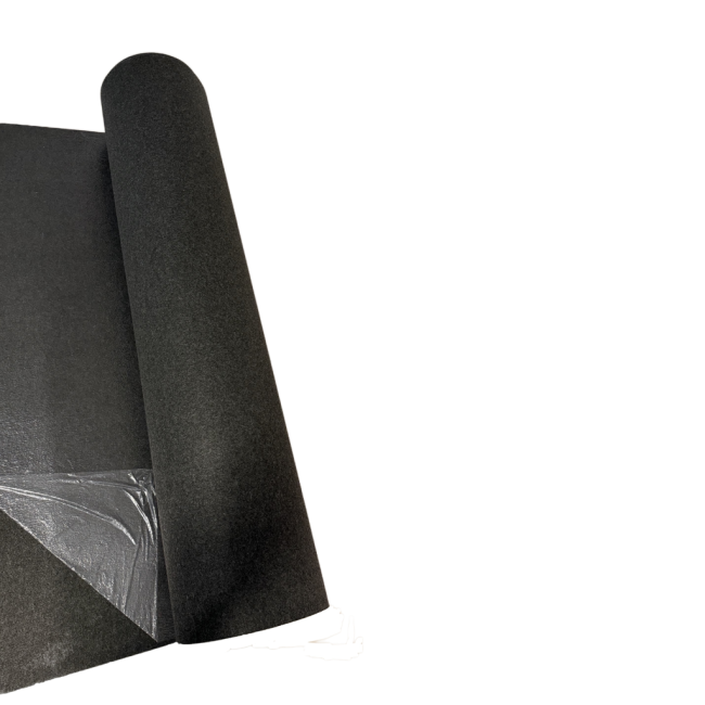 Tapis Anthracite 2/50m avec film réf 16